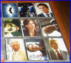 RARE SET 2008 BATMAN The Dark Knight HEATH LEDGER JOKER Rookie 180 sticker Cards