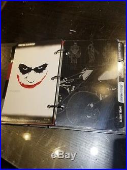 Rare The Dark Knight 2008 Style Guide BATMAN Heath Ledger Joker 4 CDs of images