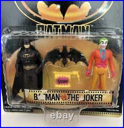 Rare Vintage 1997 Batman Movie Collection BATMAN VS. JOKER Figure Set Kenner NEW