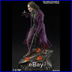 SIDESHOW The Dark Knight Joker Heath Ledger Premium Format Figure Statue SEALED