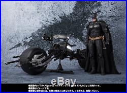 S. H. Figuarts The Dark Knight Batman & Bat-Pod action figure Bandai Tamashii