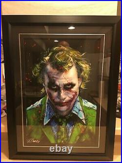 Sideshow Collectibles Joker Why So Serious Framed Art Print