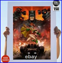 Sideshow DC Batman The Dark Knight Returns Unframed Art Print LTD131/150 SLD OUT