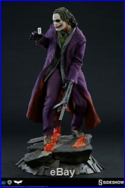 Sideshow DC Batman The Dark Knight The Joker Premium Format Figure Statue New