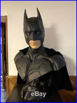 Sideshow The Dark Knight Batman Christian Bale Life Size Bust
