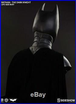 Sideshow The Dark Knight Batman Christian Bale Life Size Bust No Box