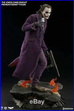 Sideshow The Dark Knight Premium Format Joker Statue Heath Ledger New #8