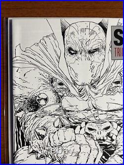 Spawn #224 (NM-) 1st Print Dark Knight Returns B&W Homage Sketch Mcfarlane
