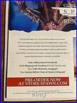 Spawn #224 (NM-) 1st Print Dark Knight Returns B&W Homage Sketch Mcfarlane