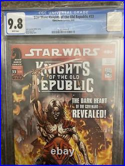 Star Wars Knights Of The Old Republic #33 CGC 9.8 RARE 1st App Darth Hayze