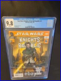 Star Wars Knights of the Old Republic 31 CGC 9.8 1st Darth Malak Dark Horse