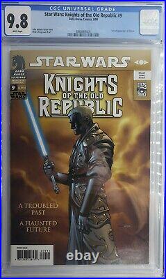 Star Wars Knights of the Old Republic 9 CGC 9.8 1st Appearance Revan Dark Horse