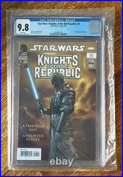 Star Wars Knights of the Old Republic #9 CGC 9.8 1st full appearance of Revan