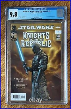 Star Wars Knights of the Old Republic #9 CGC 9.8 1st full appearance of Revan