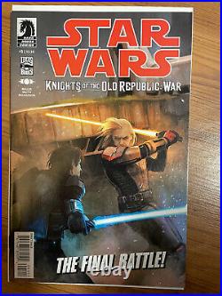 Star Wars Knights of the Old Republic War lot, full set, 1-5 Dark Horse comics
