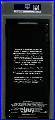 THE DARK KNIGHT / 2008 Advance Screening Ticket, Heath Ledger & Batman, PSA 4