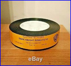 THE DARK KNIGHT RISES 2012 35mm FILM TRAILER F2 V2 BANE BATMAN MOVIE COLLECTABLE