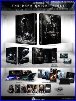 THE DARK KNIGHT RISES 4K+ 2D Blu-ray STEELBOOK WeET COLLECTION FULLSLIP