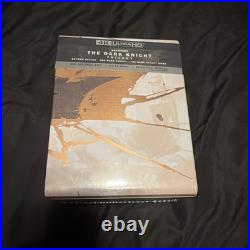 THE DARK KNIGHT TRILOGY 4K UHD Blu-Ray Limited Edition Steelbook Collection NEW