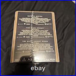 THE DARK KNIGHT TRILOGY 4K UHD Blu-Ray Limited Edition Steelbook Collection NEW