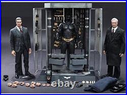 The Dark Knight 12 Figures Batman Armory With Bruce Wayne & Alfred By Hot Toys