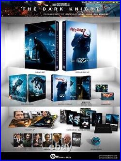 The Dark Knight 4K Lenticular SteelBook Blu-ray Weet Exclusive 2008 ShpNextDay