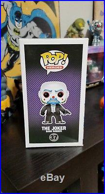 The Dark Knight Bank Robber Joker Funko Pop Vaulted 37 with Protector