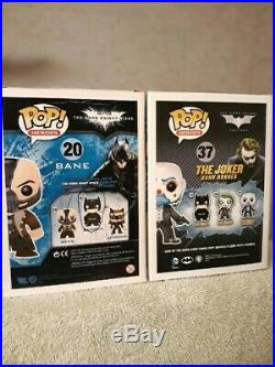 The Dark Knight Bank Robber Joker and Bane Funko Pop Movie Grail Bundle