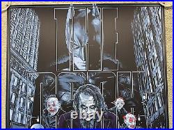 The Dark Knight Batman Joker Nolan Movie Art Print Poster Mondo Christopher Cox