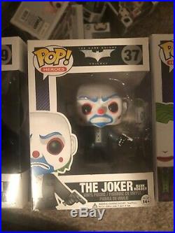The Dark Knight Funko Pop set of 3. Batman, Joker and Bank Robber Joker
