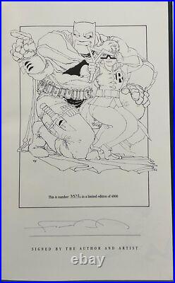 The Dark Knight Hardback Signed 1986