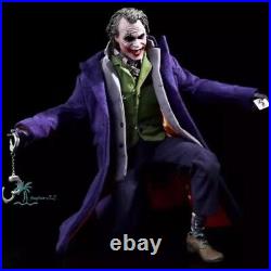 The Dark Knight Heath Ledger Joker 1/6 Cloth Clothes Movable Figurine Collection