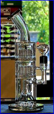 The Dark Knight Hookah Glass Water Pipe Bong 14 Tobacco Fast Shipping