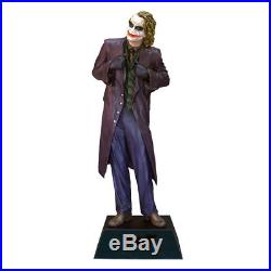 The Dark Knight Joker Heath Ledger Life Size 11 Statue Figure NEW SEALED