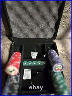 The Dark Knight Joker Poker set /SUPER RARE All Joker Poker Chips