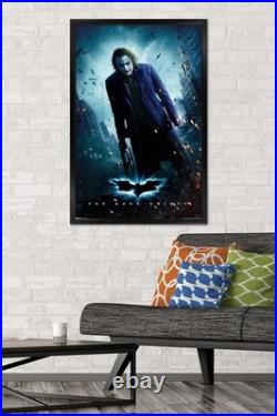 The Dark Knight Joker Poster 22.375 x 34 Black Frame