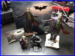 The Dark Knight Joker Statue 4036/6000 & Batman/joker Artist Proof Busts Lot