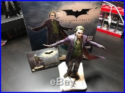 The Dark Knight Joker Statue 4036/6000 & Batman/joker Artist Proof Busts Lot