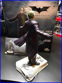 The Dark Knight Joker Statue 4036/6000 & Batman/joker Artist Proof Busts Lot