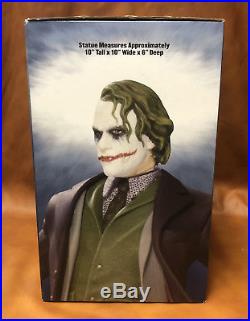 The Dark Knight Joker Statue Batman DC Direct Heath Ledger NEW NEVER DISPLAYED