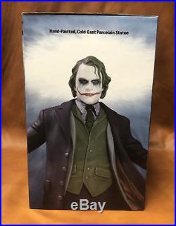 The Dark Knight Joker Statue Batman DC Direct Heath Ledger NEW NEVER DISPLAYED