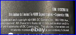 The Dark Knight Returns 1986 DC Comics #1763/4000 Signed by Frank Miller HB