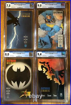 The Dark Knight Returns #1-4 1st Print Complete Series CGC GRADED