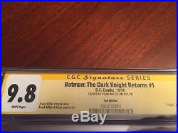 The Dark Knight Returns #1 Foil Variant CGC 9.8 Signed by Frank Miller