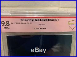 The Dark Knight Returns #1 NYCC Foil Variant SIGNED Frank Miller! CBCS 9.8