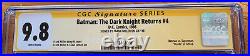 The Dark Knight Returns #4 CGC 9.8 Signed Frank Miller DC
