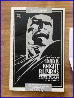 The Dark Knight Returns by Frank Miller 1996 DC Comics- Advanced Review Copy