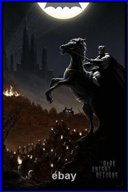The Dark Knight Returns by JC Richard MONDO Print Batman Poster #d of 275
