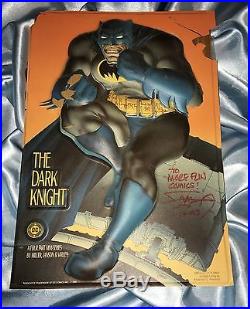 The Dark Knight Returnsoriginal Store Displaysigned/dated By Frank Miller 1993