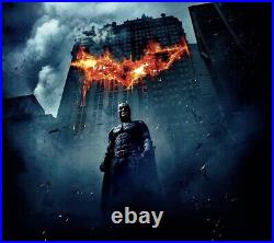 The Dark Knight Rises 70mm IMAX Film Cell Lot of (4) Bat, Cat, Bane, Title